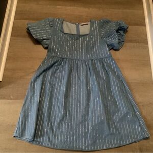 Blue B dress denim sequence